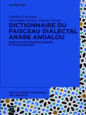 cover image of Dictionnaire du faisceau dialectal arabe andalou